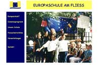 Homepage für eine Europaschule